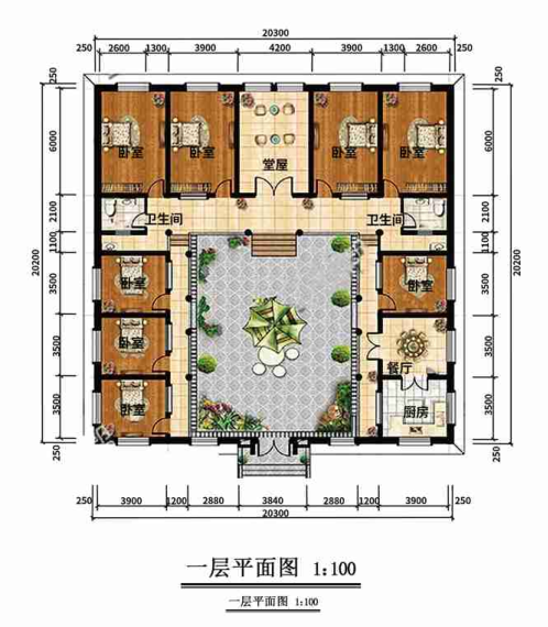 石家庄深泽一层410平中式风格轻钢别墅房屋