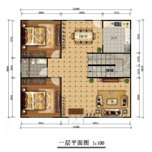 石家庄赞皇二层218平欧式风格轻钢别墅房屋