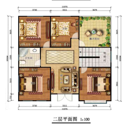 石家庄赵县二层220平欧式轻钢别墅房屋
