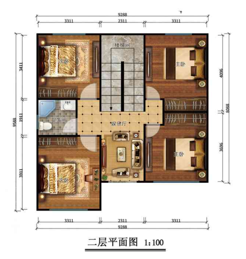 石家庄正定二层176平欧式轻钢别墅房屋