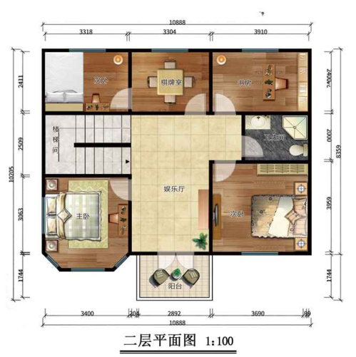 石家庄赵县二层198平欧式轻钢别墅房屋