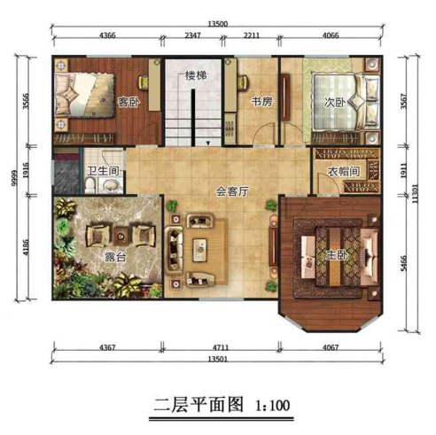 石家庄井陉矿区二层270平欧式轻钢别墅房屋