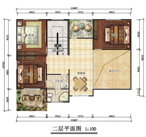 石家庄深泽二层297平欧式轻钢别墅房屋