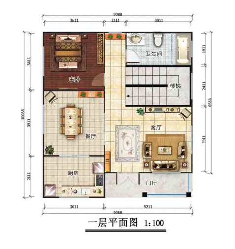 石家庄长安区二层185平欧式风格轻钢别墅房屋