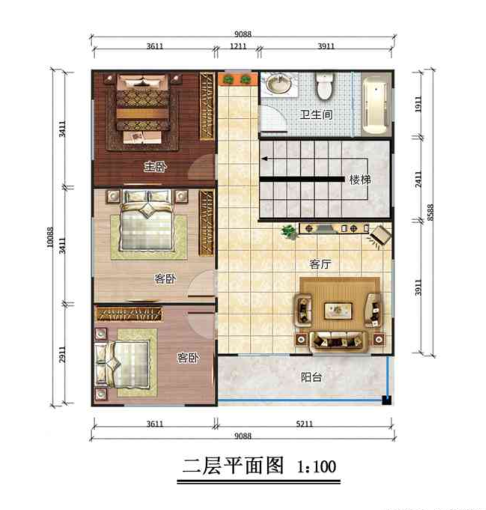 石家庄长安区二层185平欧式风格轻钢别墅房屋