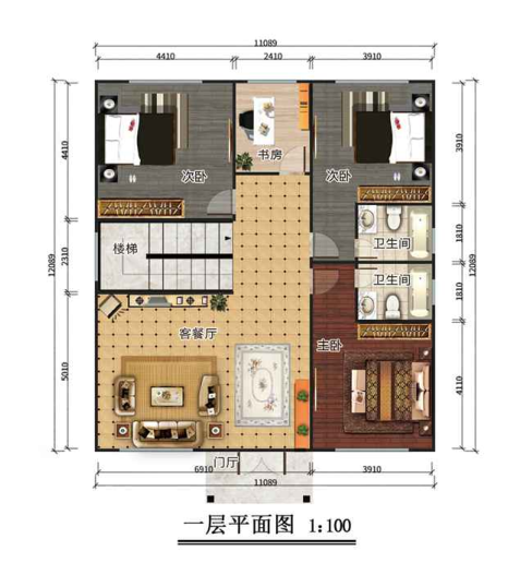 石家庄桥西区二层269平欧式轻钢别墅房屋