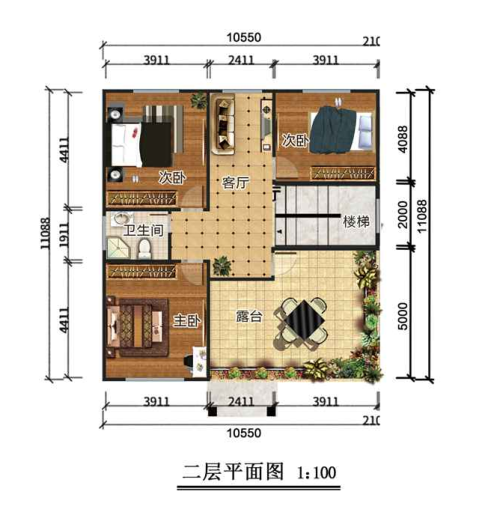 石家庄新华区二层235平欧式轻钢别墅房屋