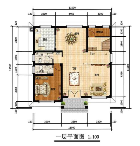 石家庄藁城二层250平新中式轻钢别墅房屋