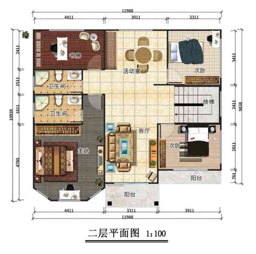 石家庄晋州二层265平欧式轻钢别墅房屋