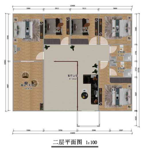 石家庄正定二层297平欧式轻钢别墅房屋