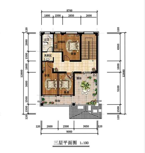 石家庄长安区三层351平欧式风格轻钢别墅房屋