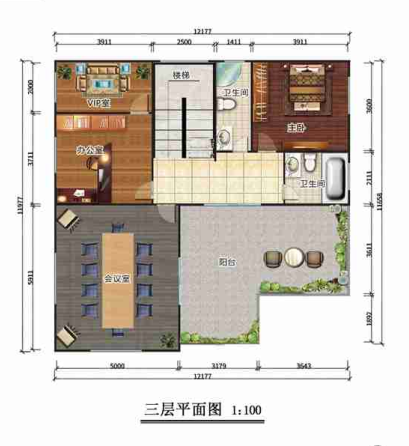 石家庄桥西区三层440平欧式轻钢别墅房屋