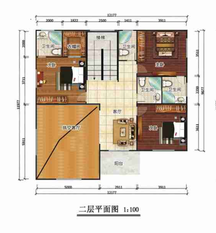 石家庄桥西区三层440平欧式轻钢别墅房屋