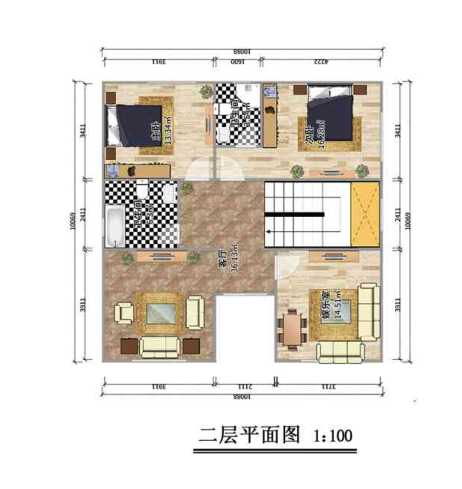 石家庄井陉矿区三层304平欧式轻钢别墅房屋