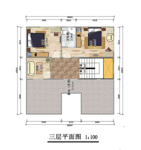 石家庄井陉矿区三层304平欧式轻钢别墅房屋
