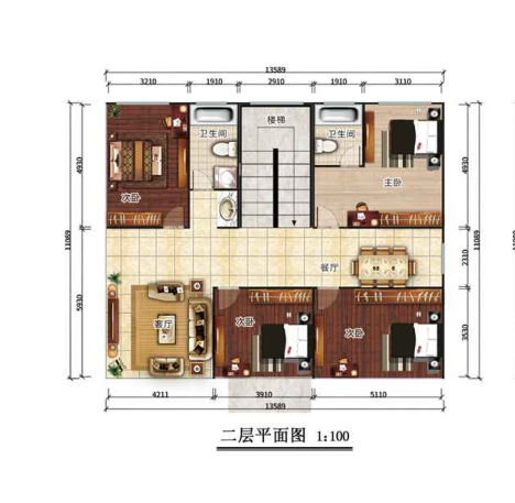 石家庄藁城三层453平欧式轻钢别墅房屋