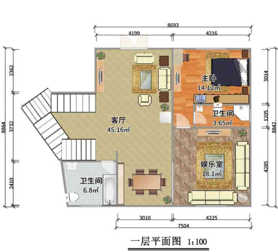 石家庄鹿泉三层230平欧式轻钢别墅房屋